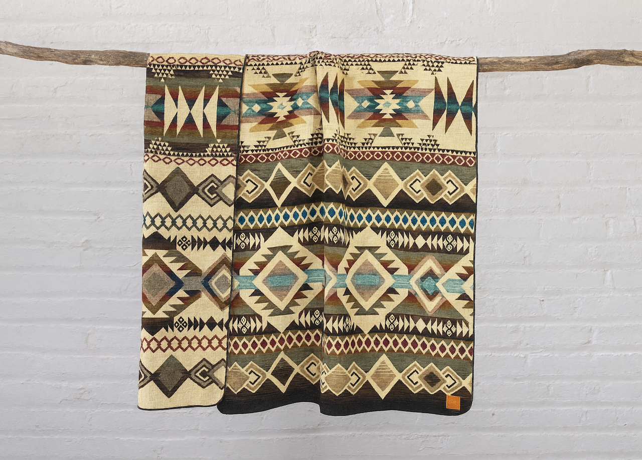 Inca Trail Alpaca Blanket