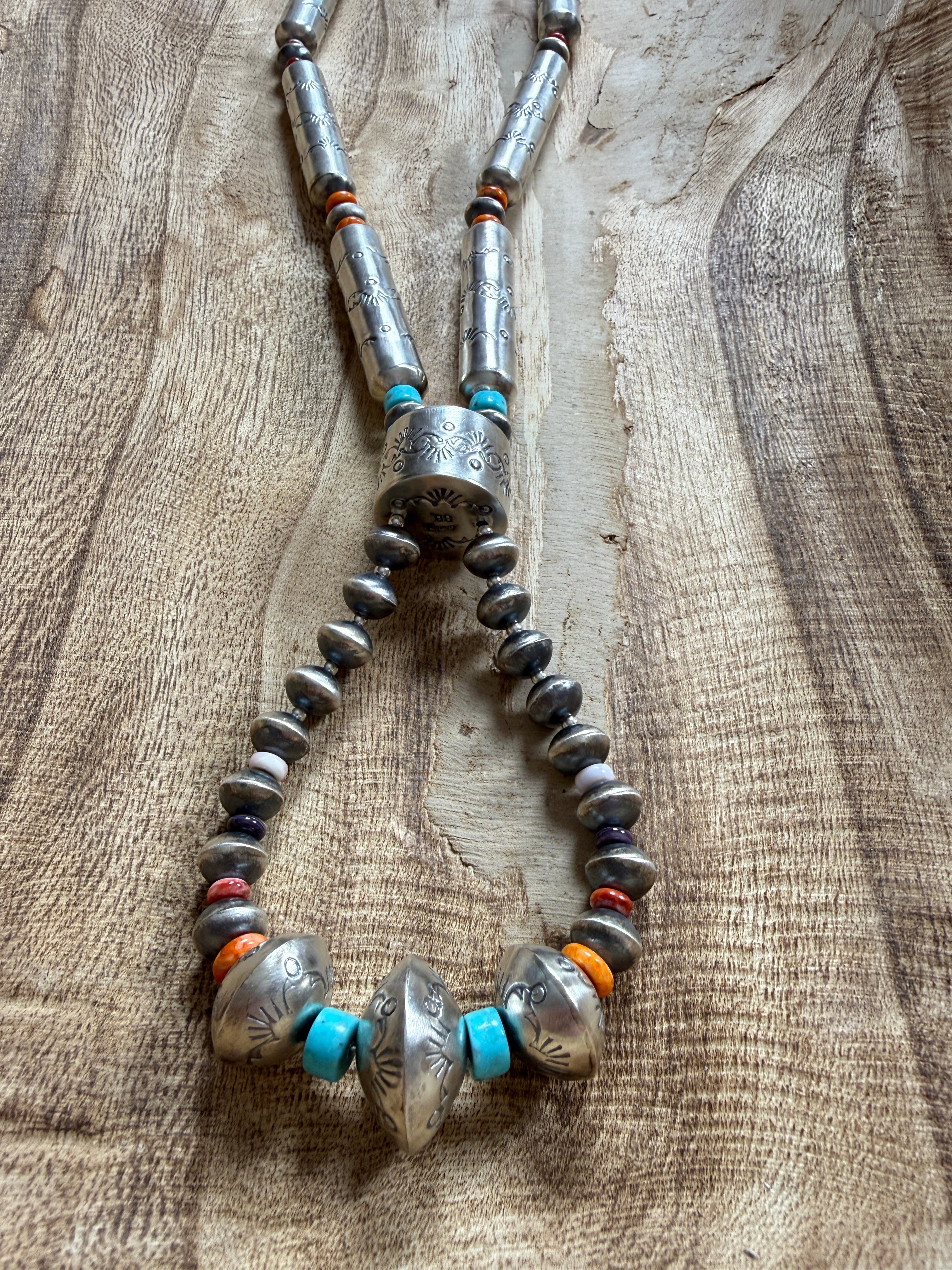 Sophia Becenti Spiny and Turquoise Jacla Necklace