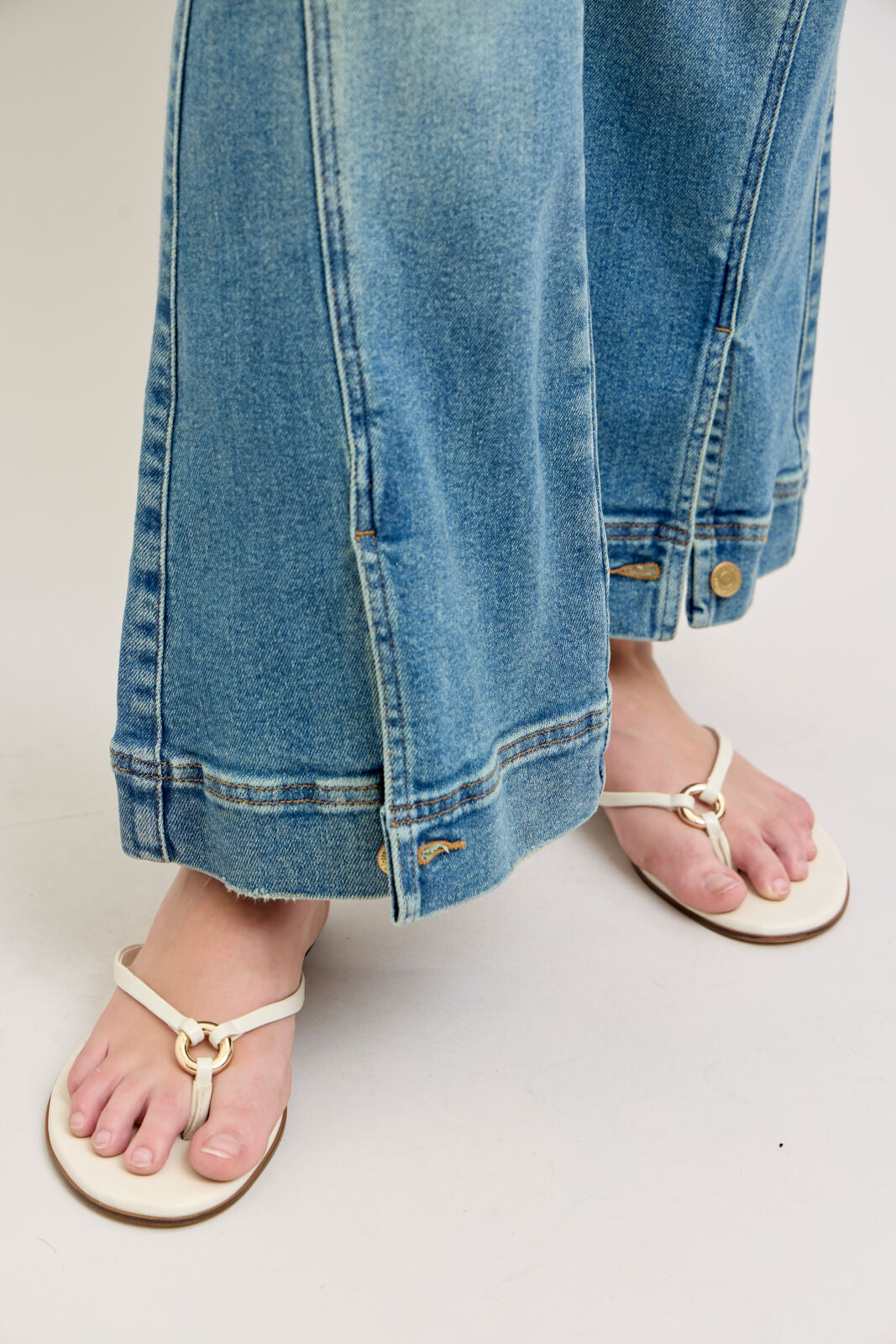 Judy Blue High Waist Vintage Wash Flare in Reg and Plus Sizes