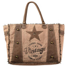 Weekender Upcycled Canvas Ladies Bag
