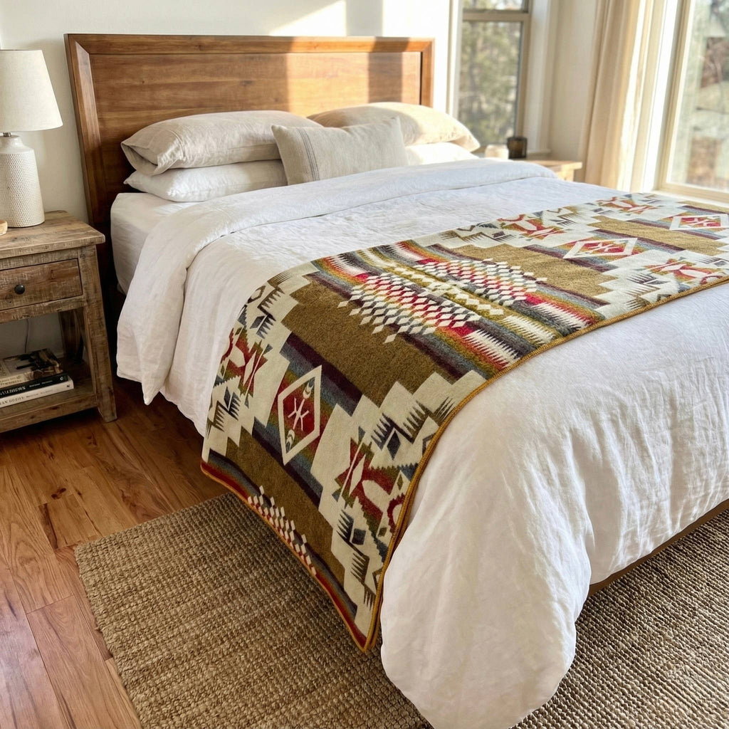 Painted Desert Alpaca Blanket