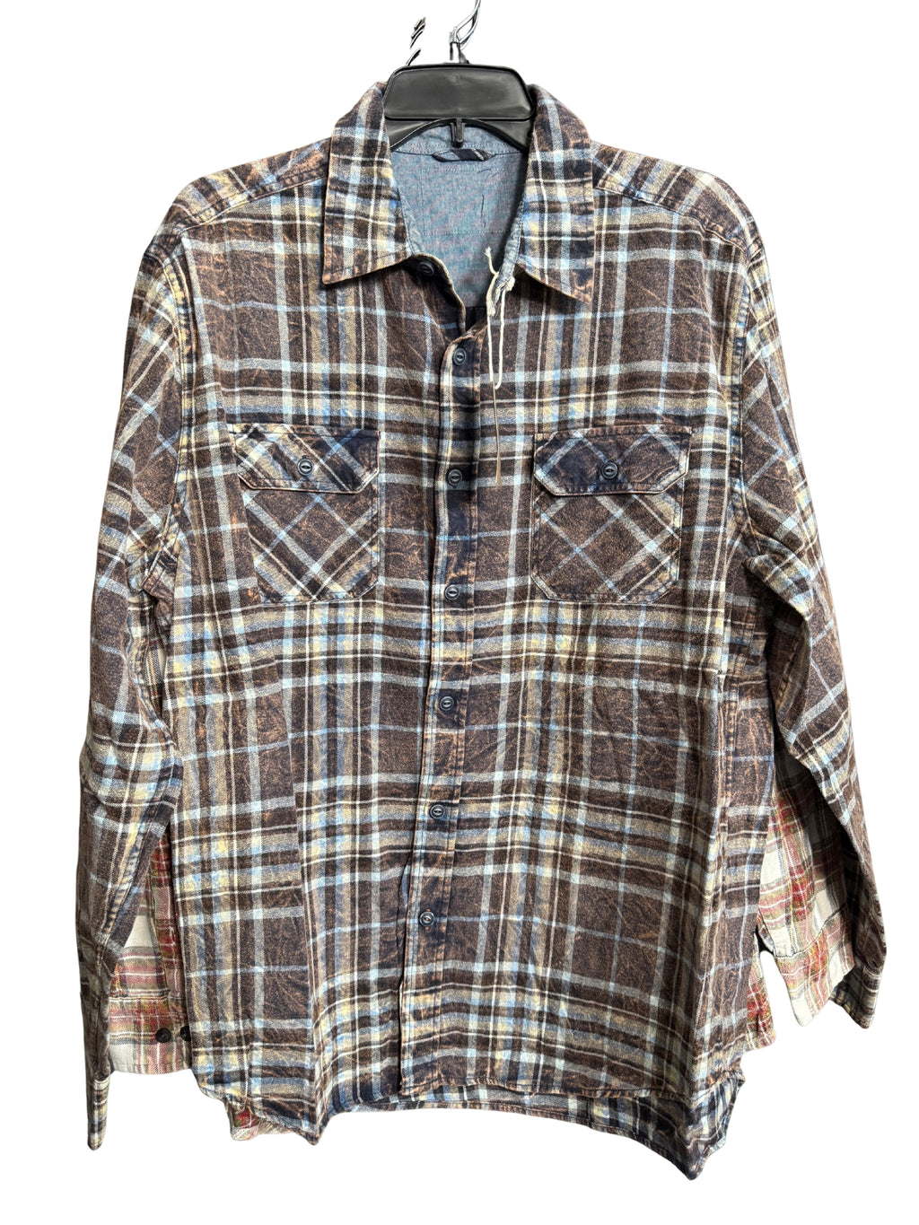 Mineral Washed Vintage Flannel Shirt
