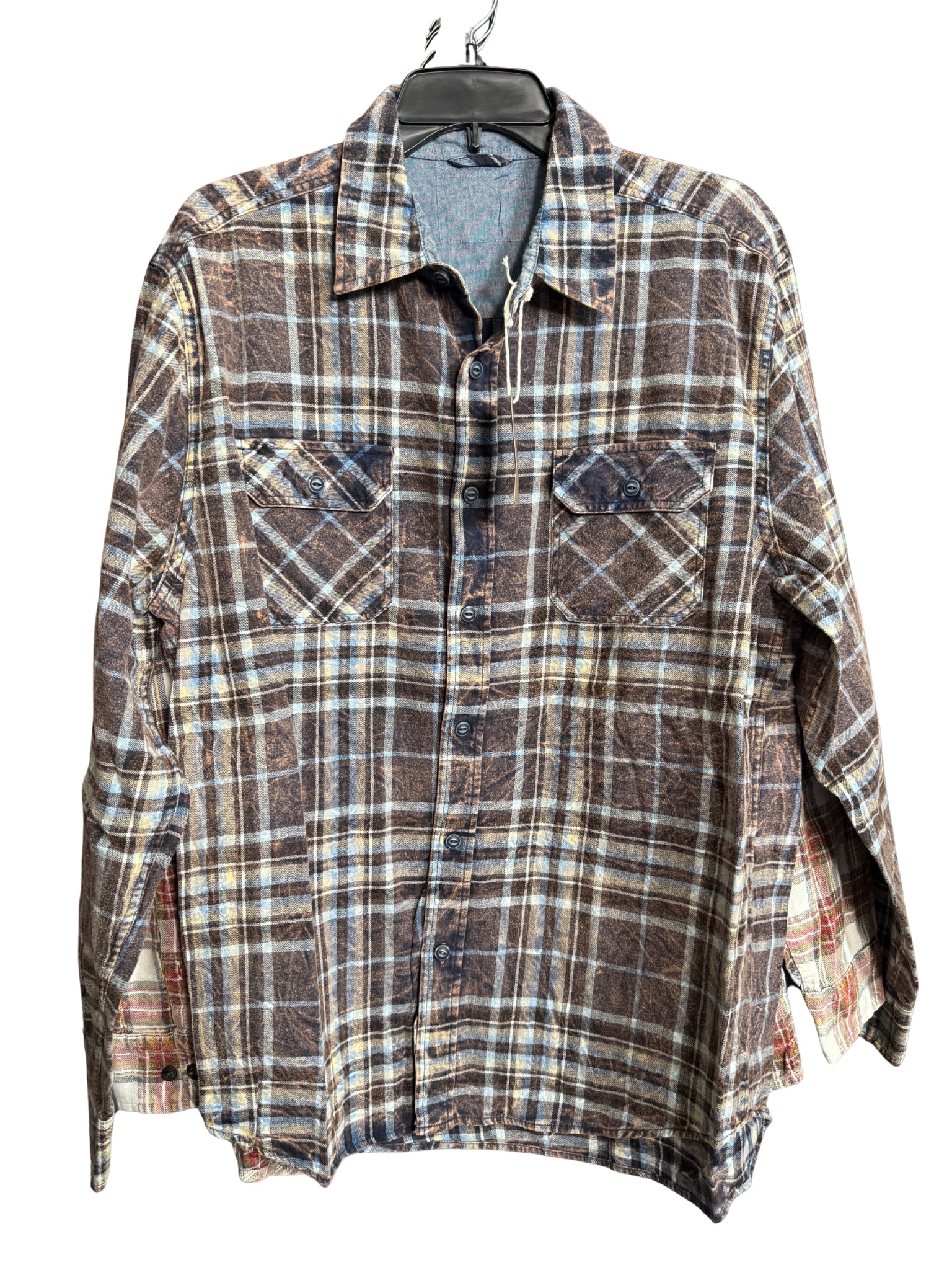 Mineral Washed Vintage Flannel Shirt