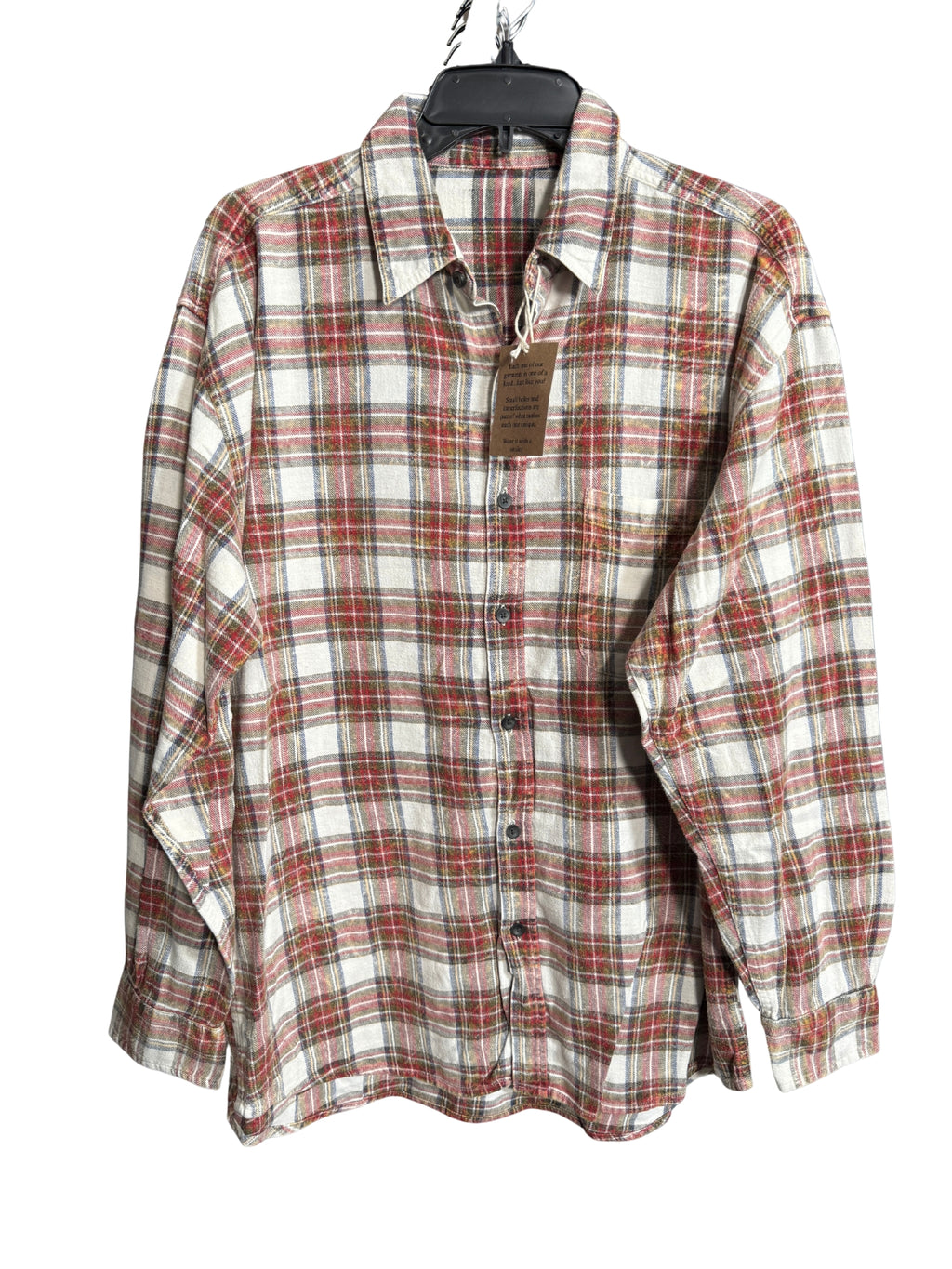 Mineral Washed Vintage Flannel Shirt