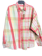 Mineral Washed Vintage Flannel Shirt