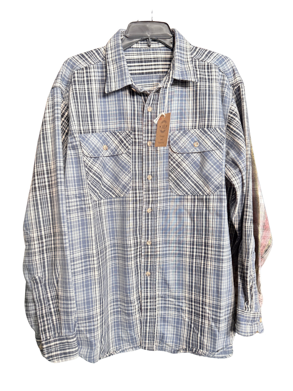 Mineral Washed Vintage Flannel Shirt