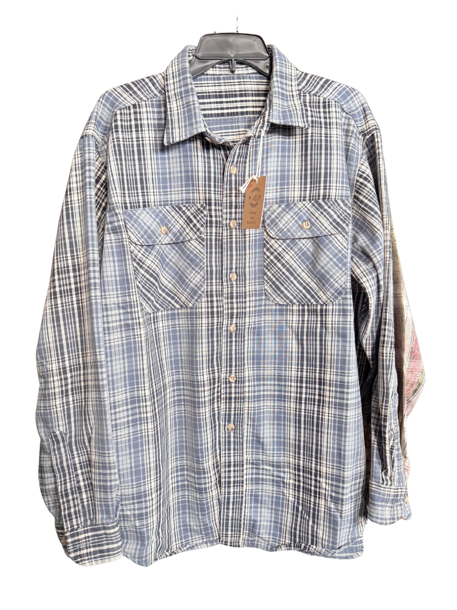 Mineral Washed Vintage Flannel Shirt