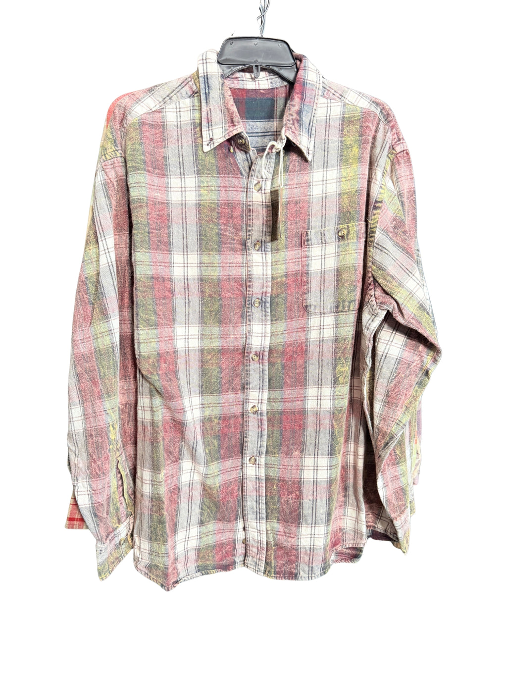 Mineral Washed Vintage Flannel Shirt