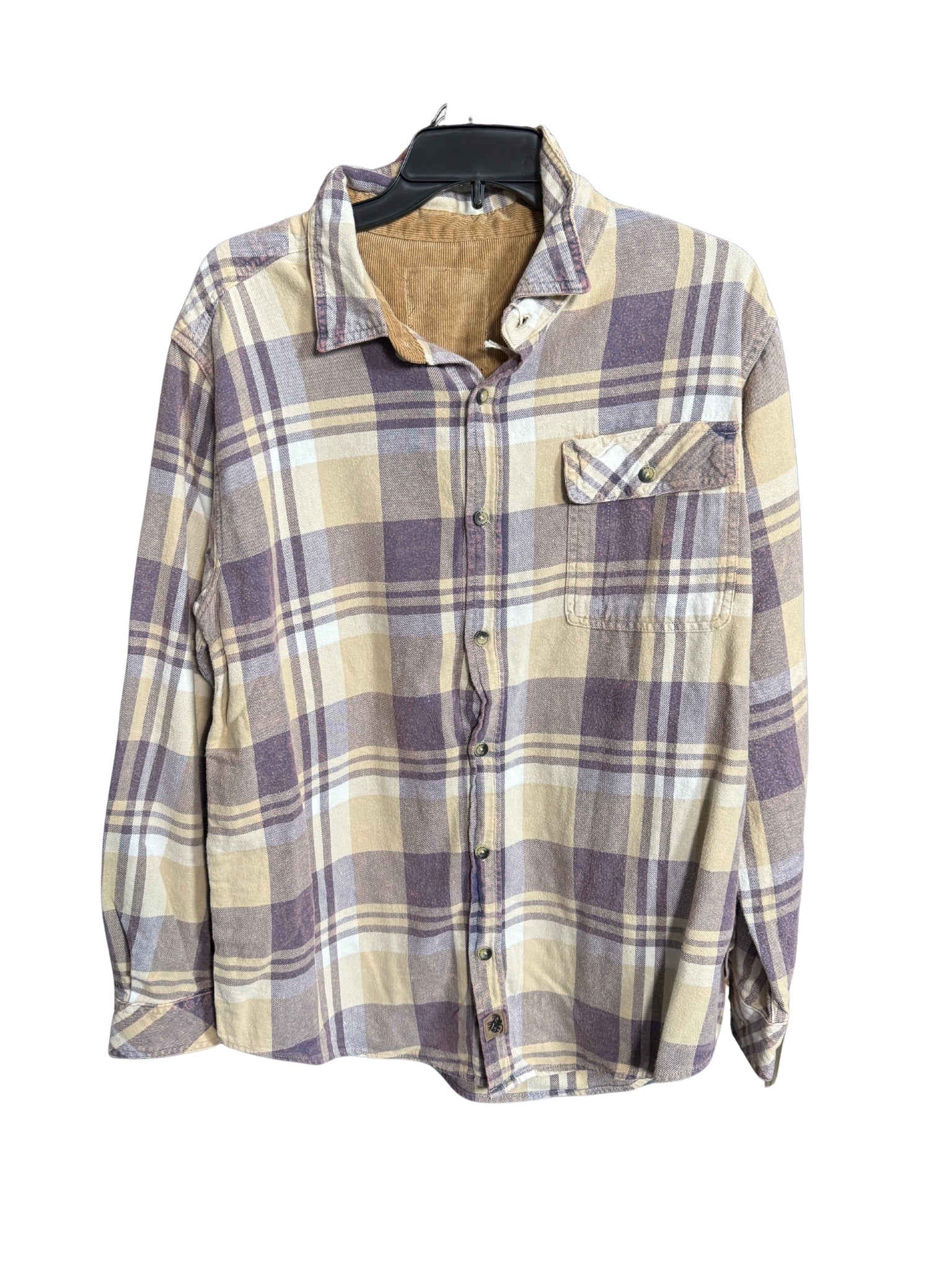 Mineral Washed Vintage Flannel Shirt