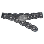 Oval Buckle Oval Disc Hip Belt