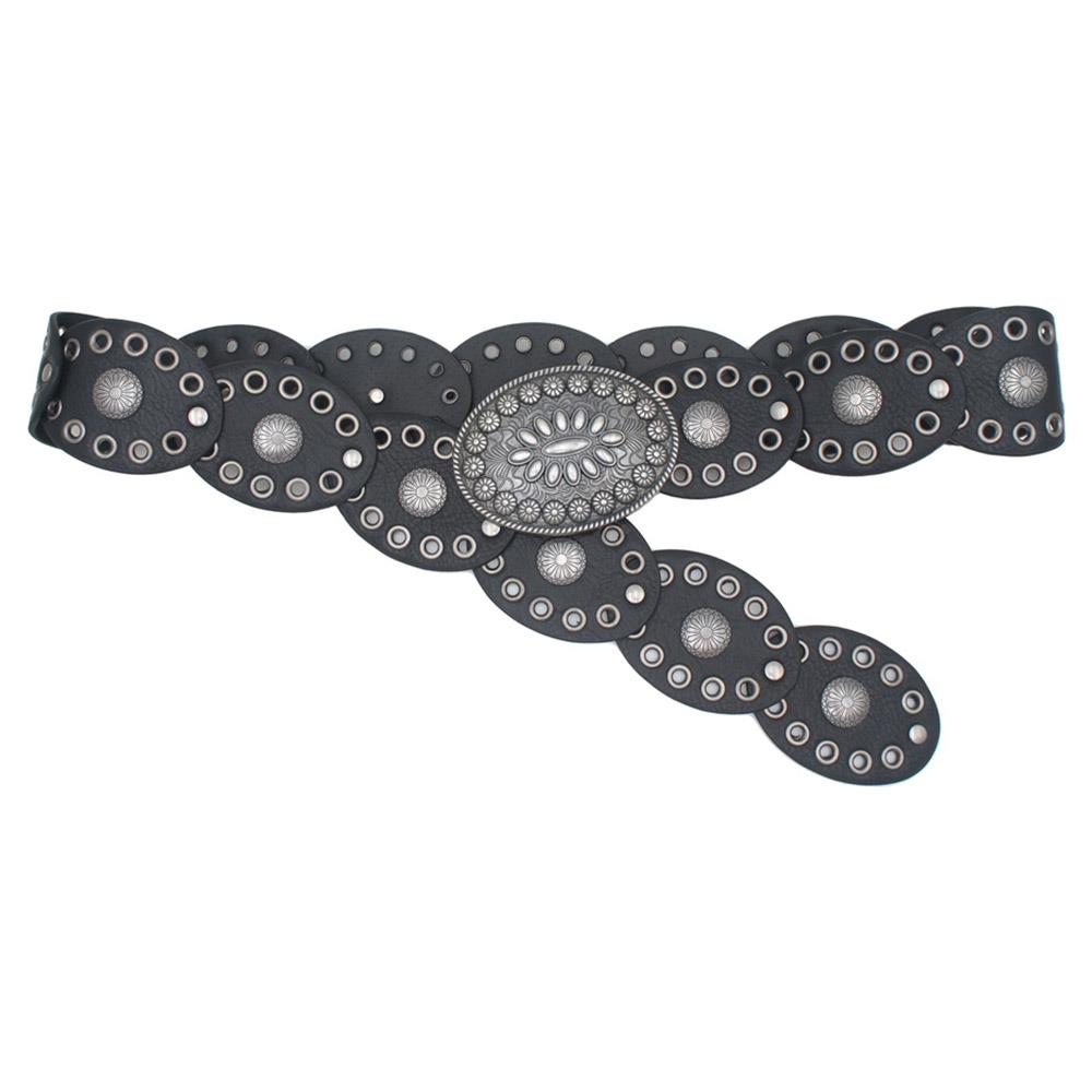 Oval Buckle Oval Disc Hip Belt