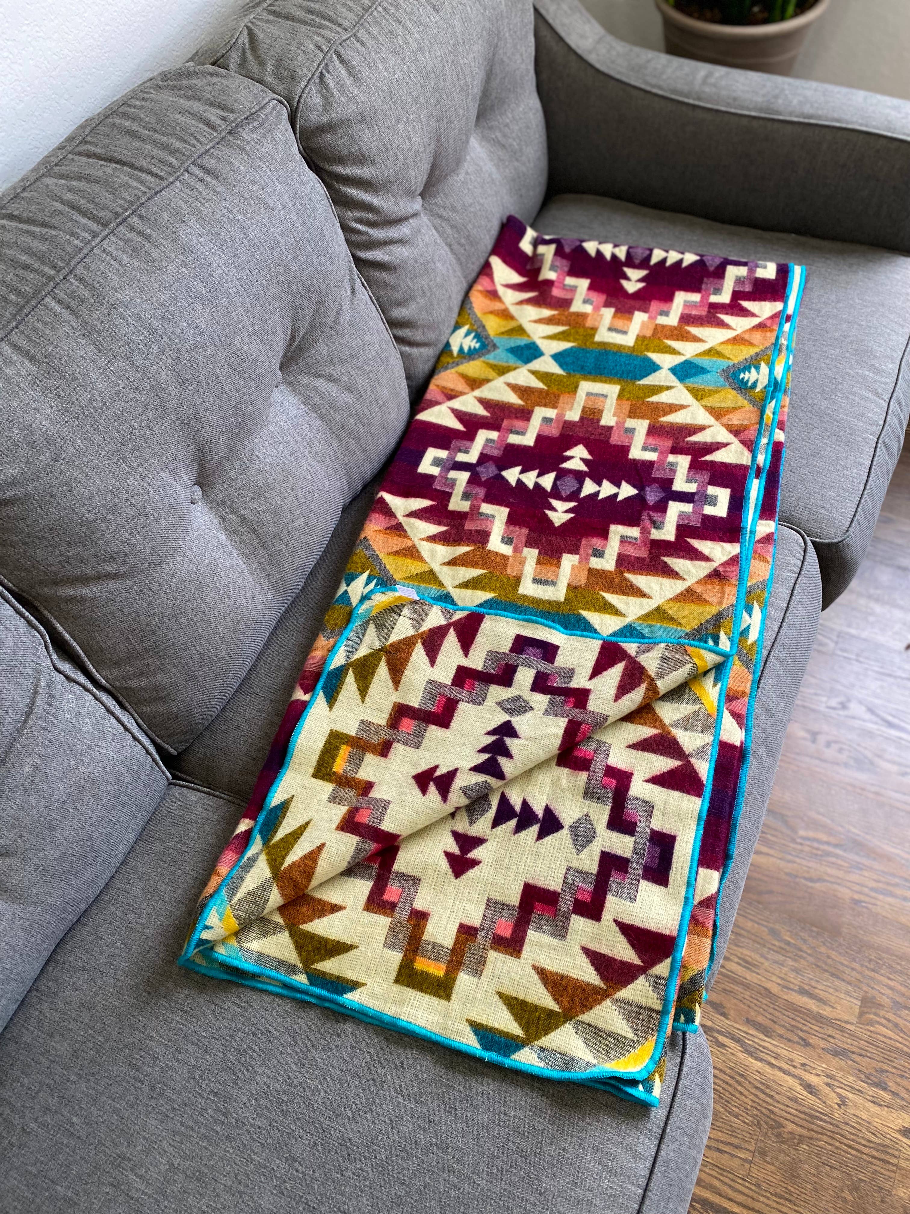 Desert Sunset Alpaca Blanket