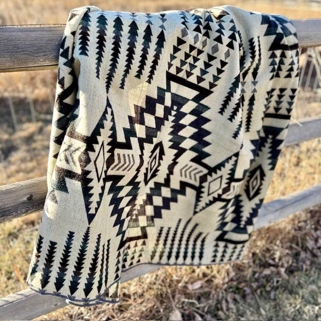 Canyon Sage Alpaca Blanket