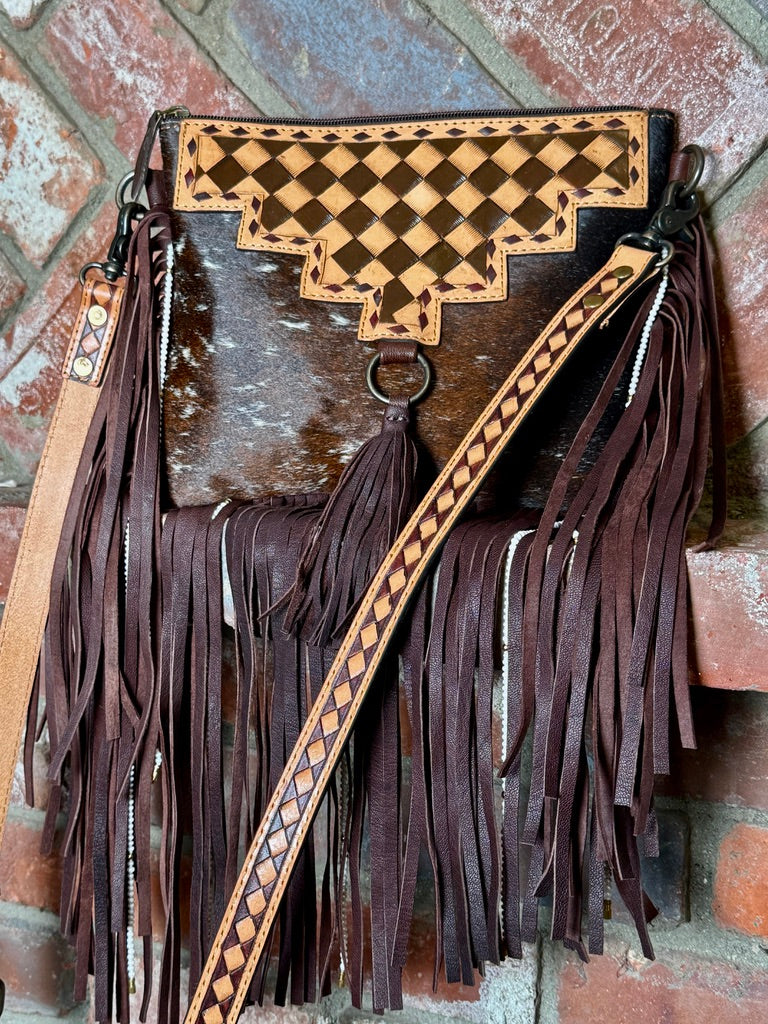 The Double Take Fringe Crossbody