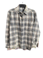 Mineral Washed Vintage Flannel Shirt