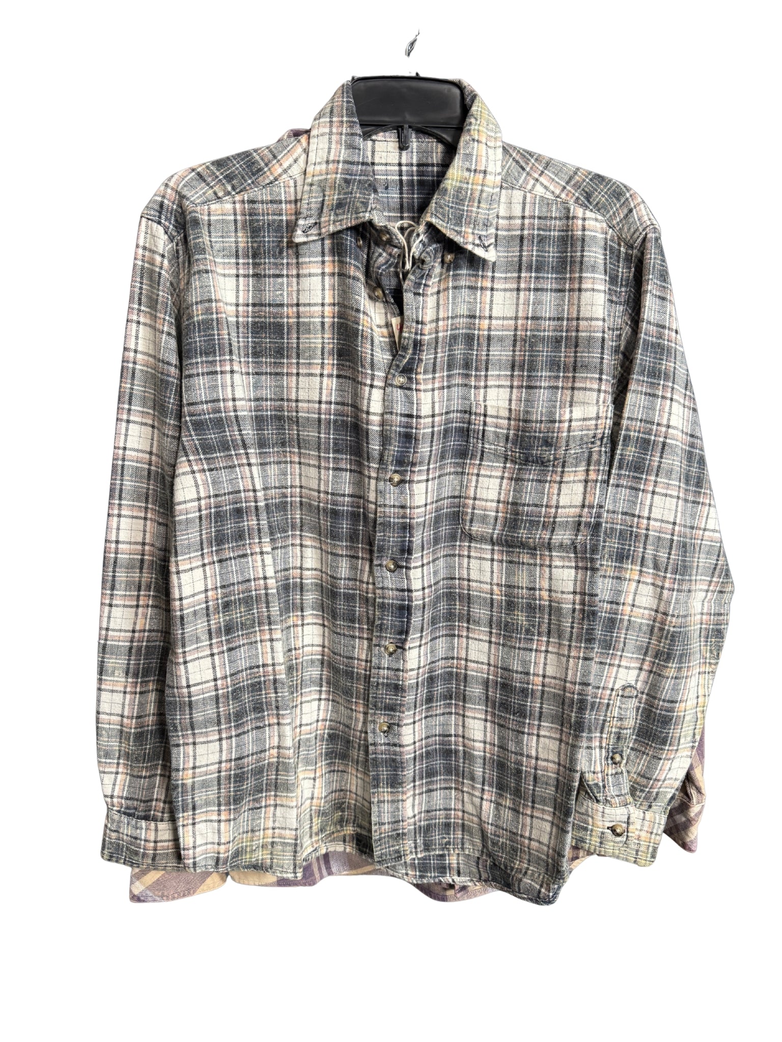 Mineral Washed Vintage Flannel Shirt