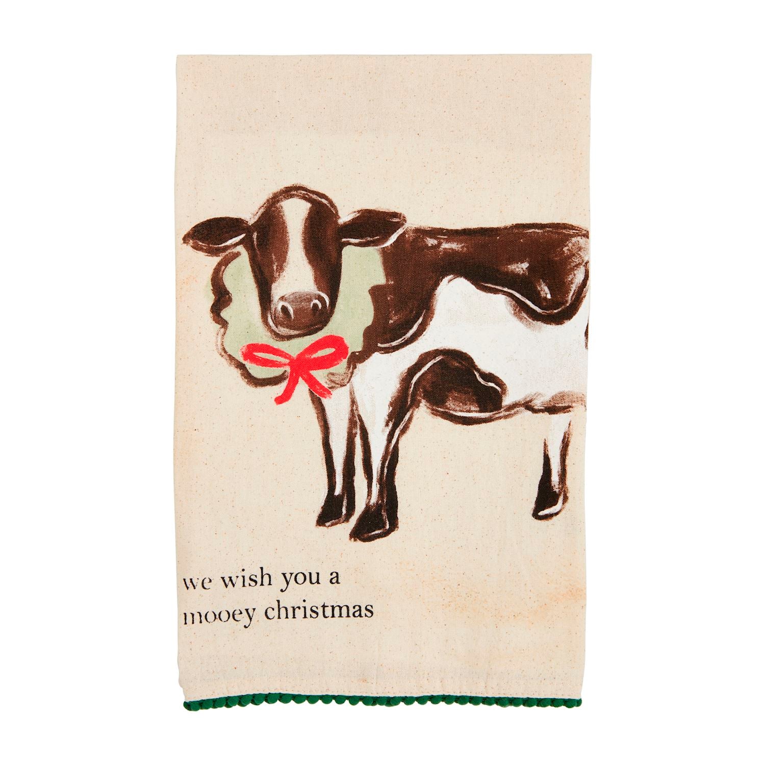 Christmas Farm Animal Pom Towels