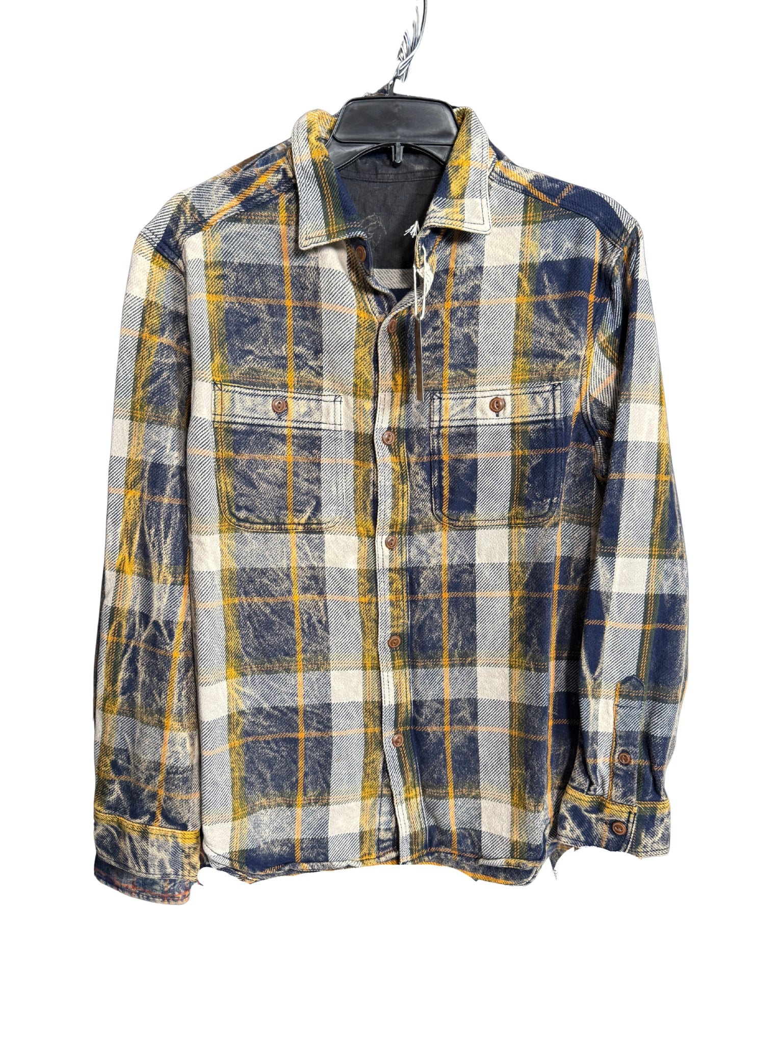 Mineral Washed Vintage Flannel Shirt