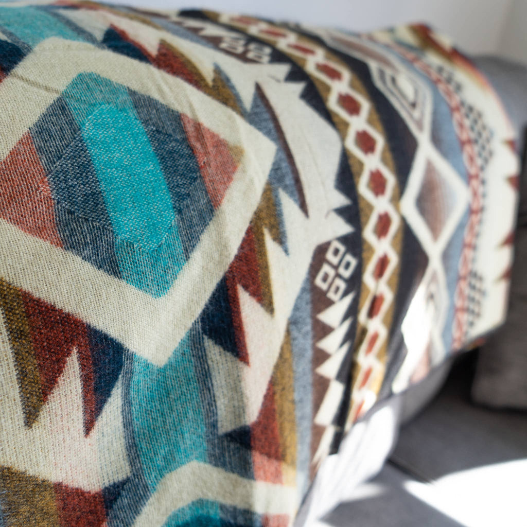 Inca Trail Alpaca Blanket