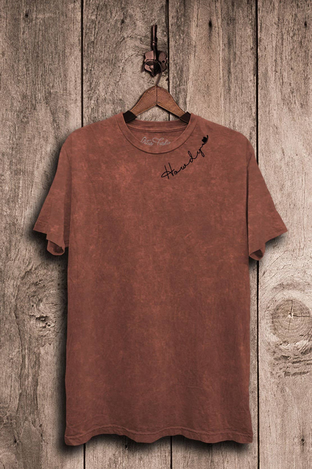 Howdy Cowboy Hat Graphic Tshirt