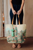 Desert Daydream Cactus Tote Bag