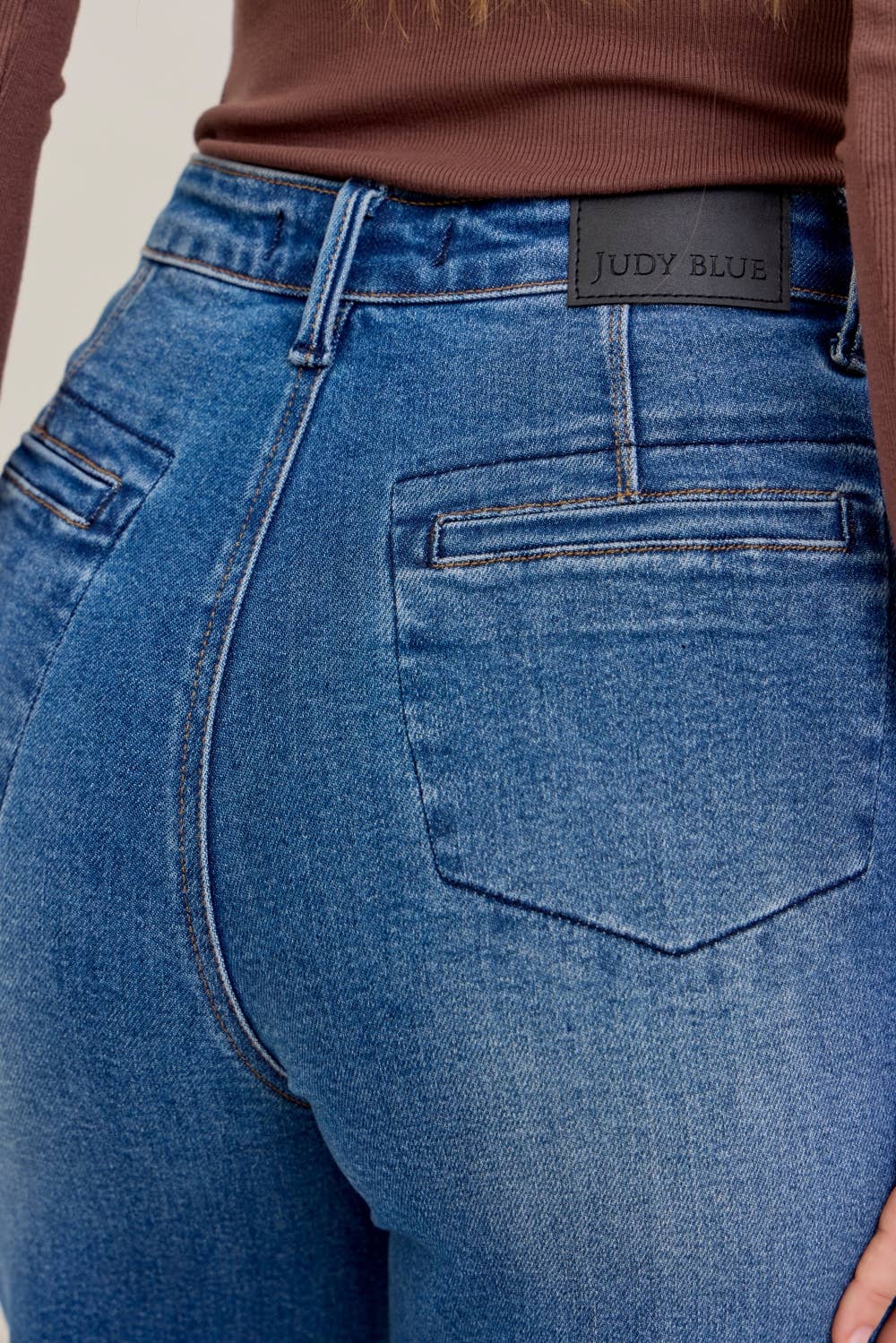 Judy Blue High Waist Column Straight Jeans