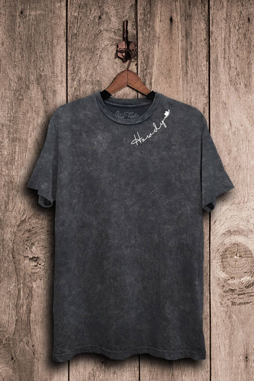Howdy Cowboy Hat Graphic Tshirt