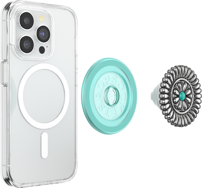 Turquoise Concho MagSafe PopSocket