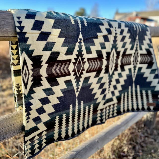 Canyon Sage Alpaca Blanket