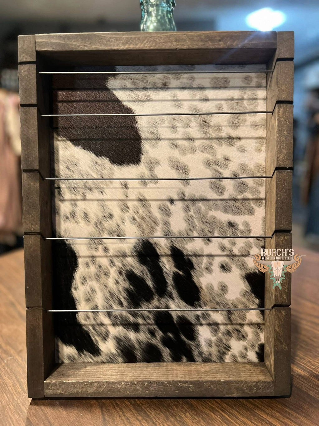 Cowhide Pendant Holder Display