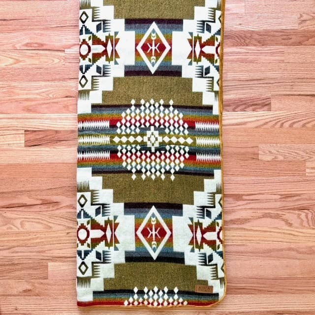 Painted Desert Alpaca Blanket
