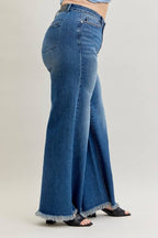 Plus - Judy Blue High Waist Column Straight Jeans