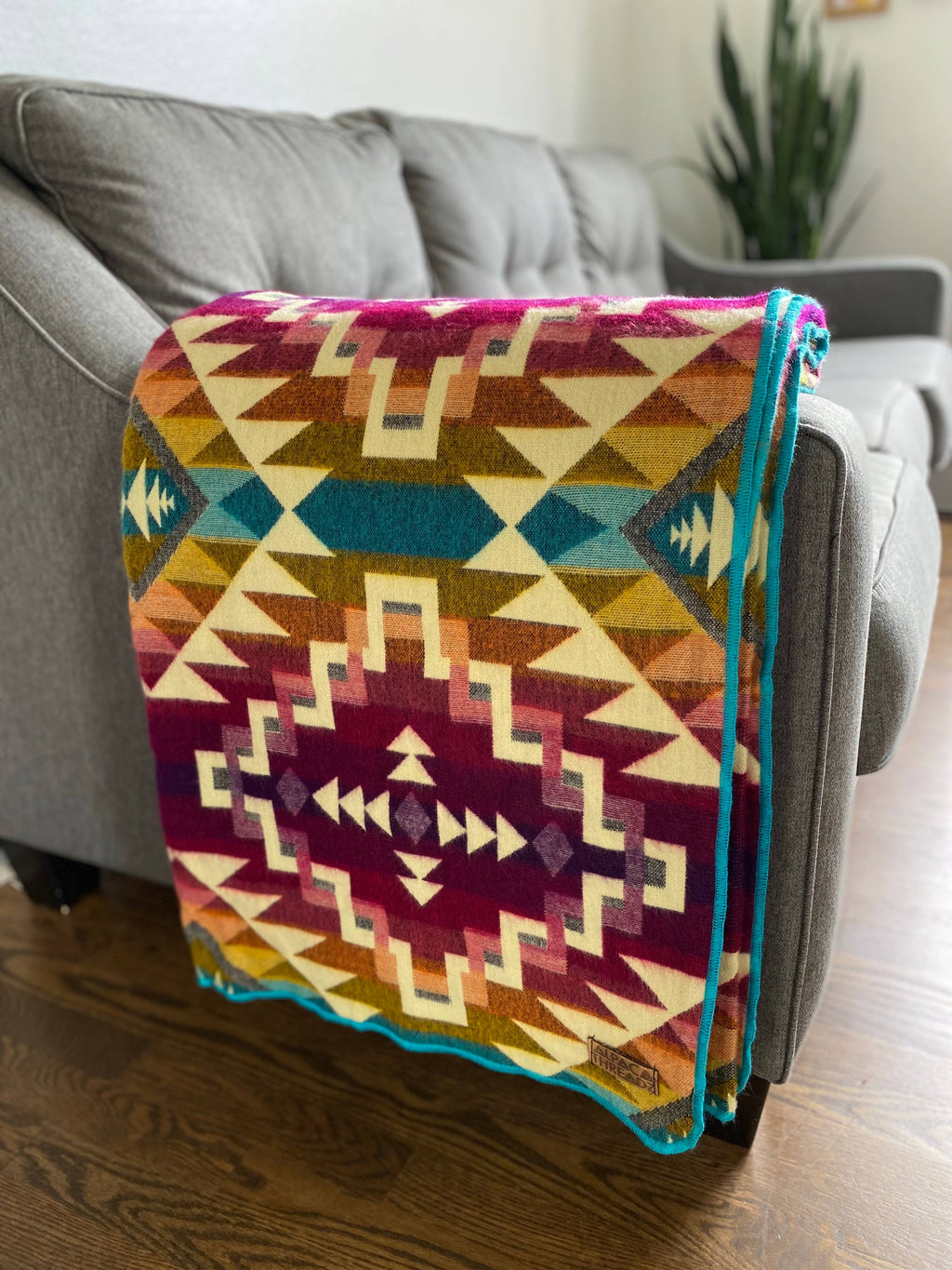 Desert Sunset Alpaca Blanket