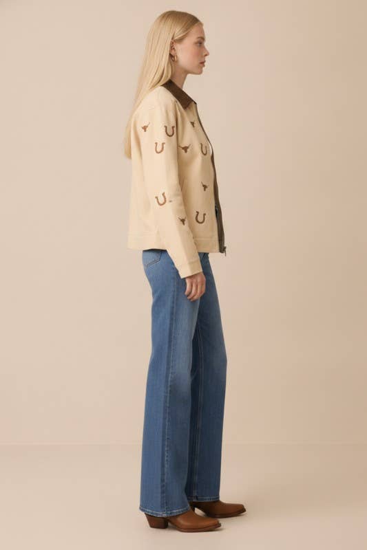 Lucky Trails Embroidered Western Jacket