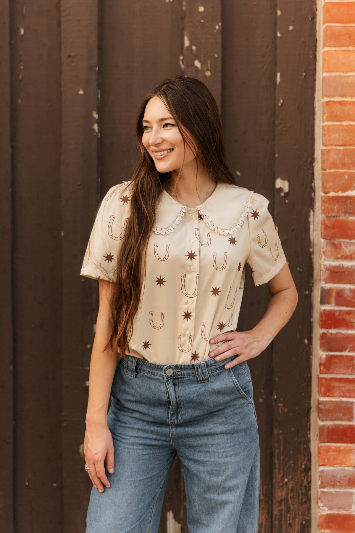 Lucky Little Horseshoe Blouse