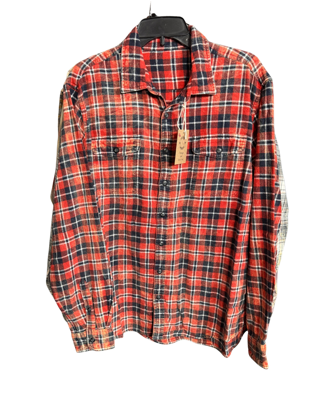 Mineral Washed Vintage Flannel Shirt