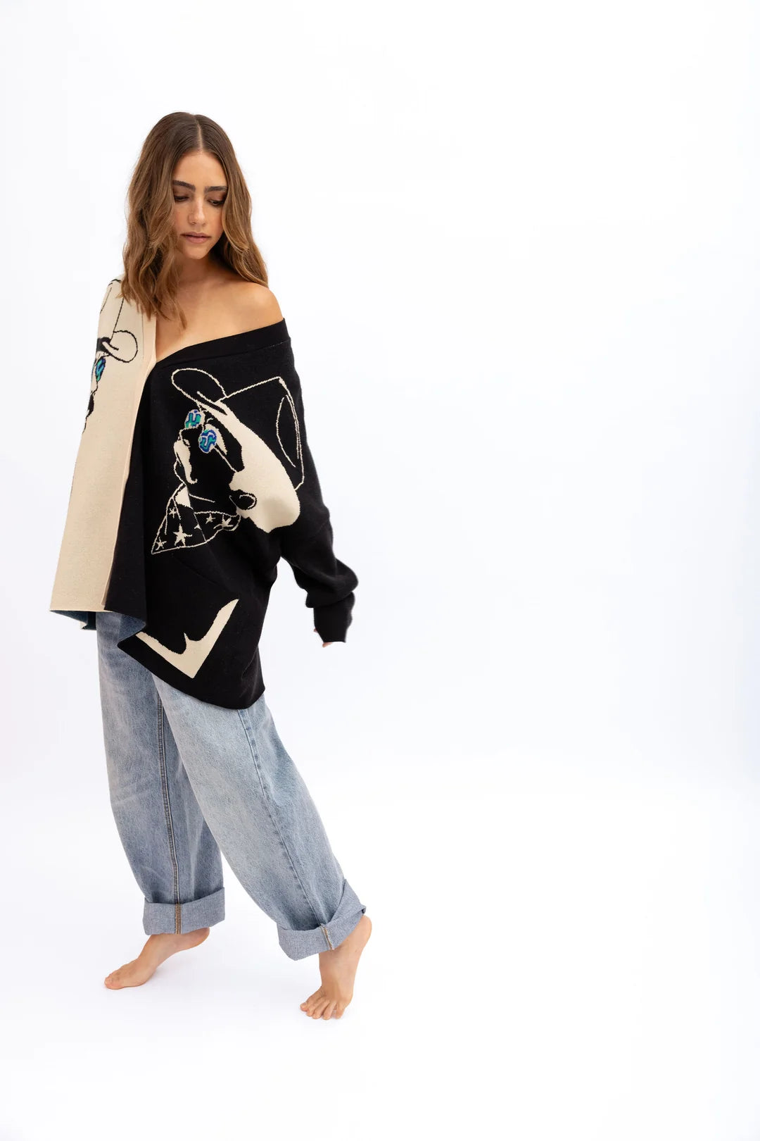 Allie Falcon's Casanova Boyfriend Cardigan
