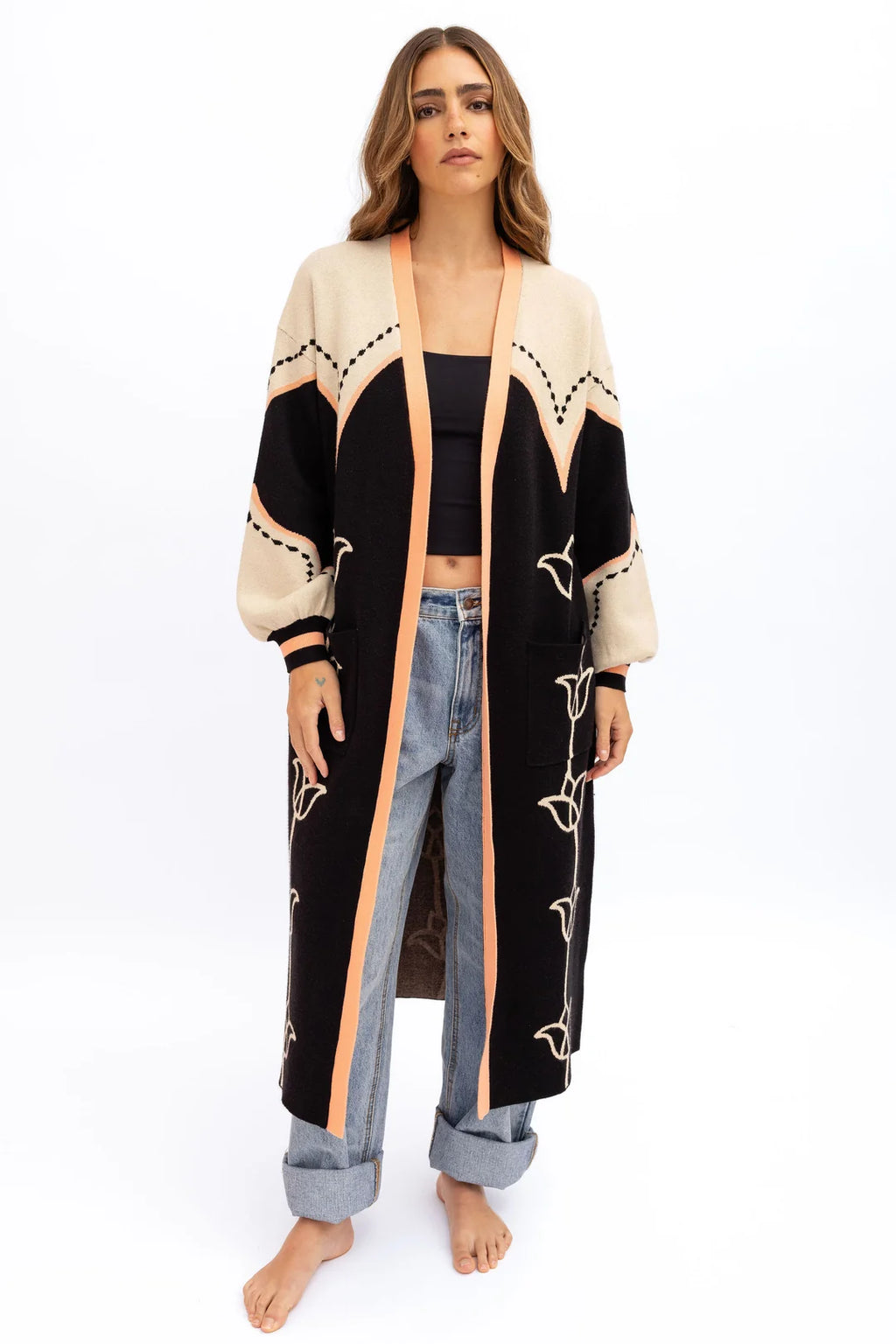 Allie Falcon's Devotion Maxi Cardigan