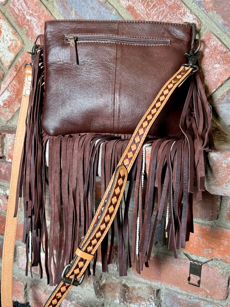 The Double Take Fringe Crossbody