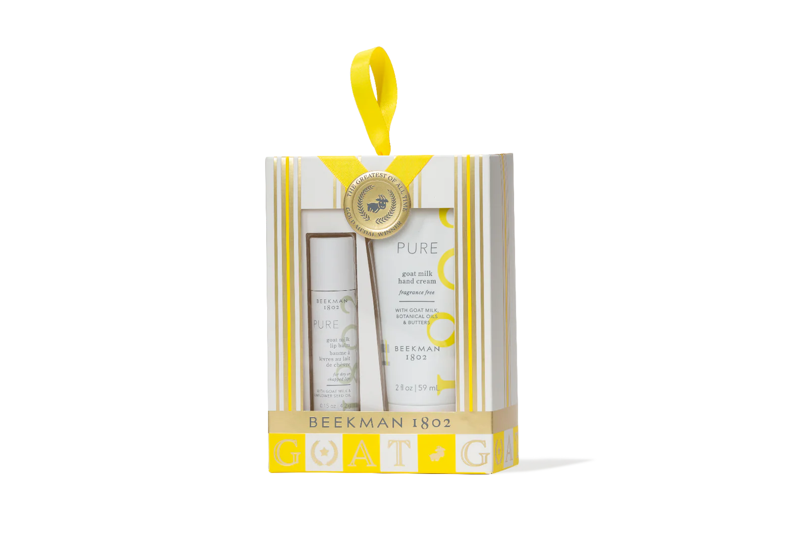 Beekman Hand Cream and Lip Balm Gift Set