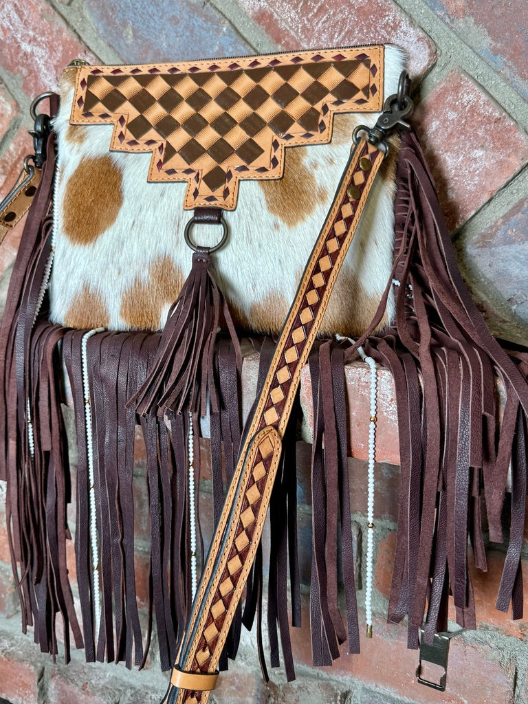 The Double Take Fringe Crossbody