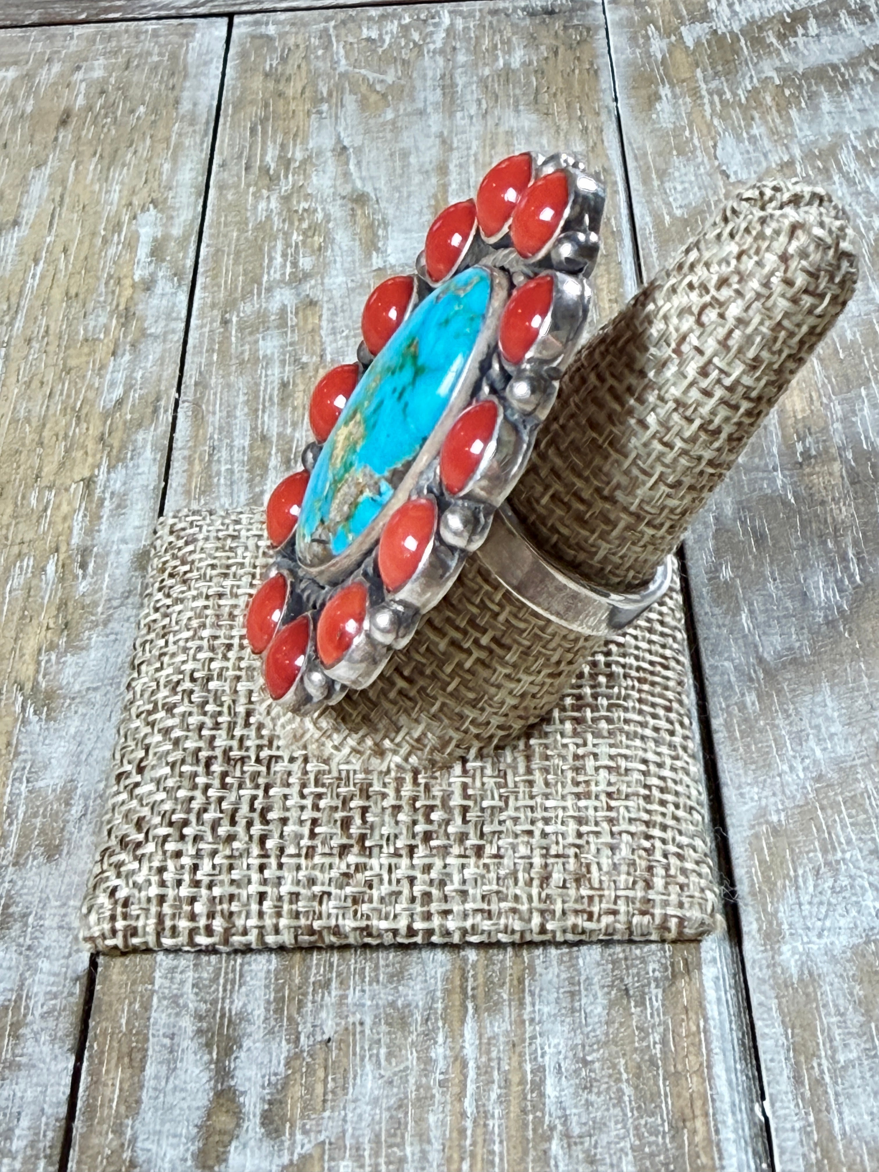 Desert Fire Bloom Ring By B. Jackson
