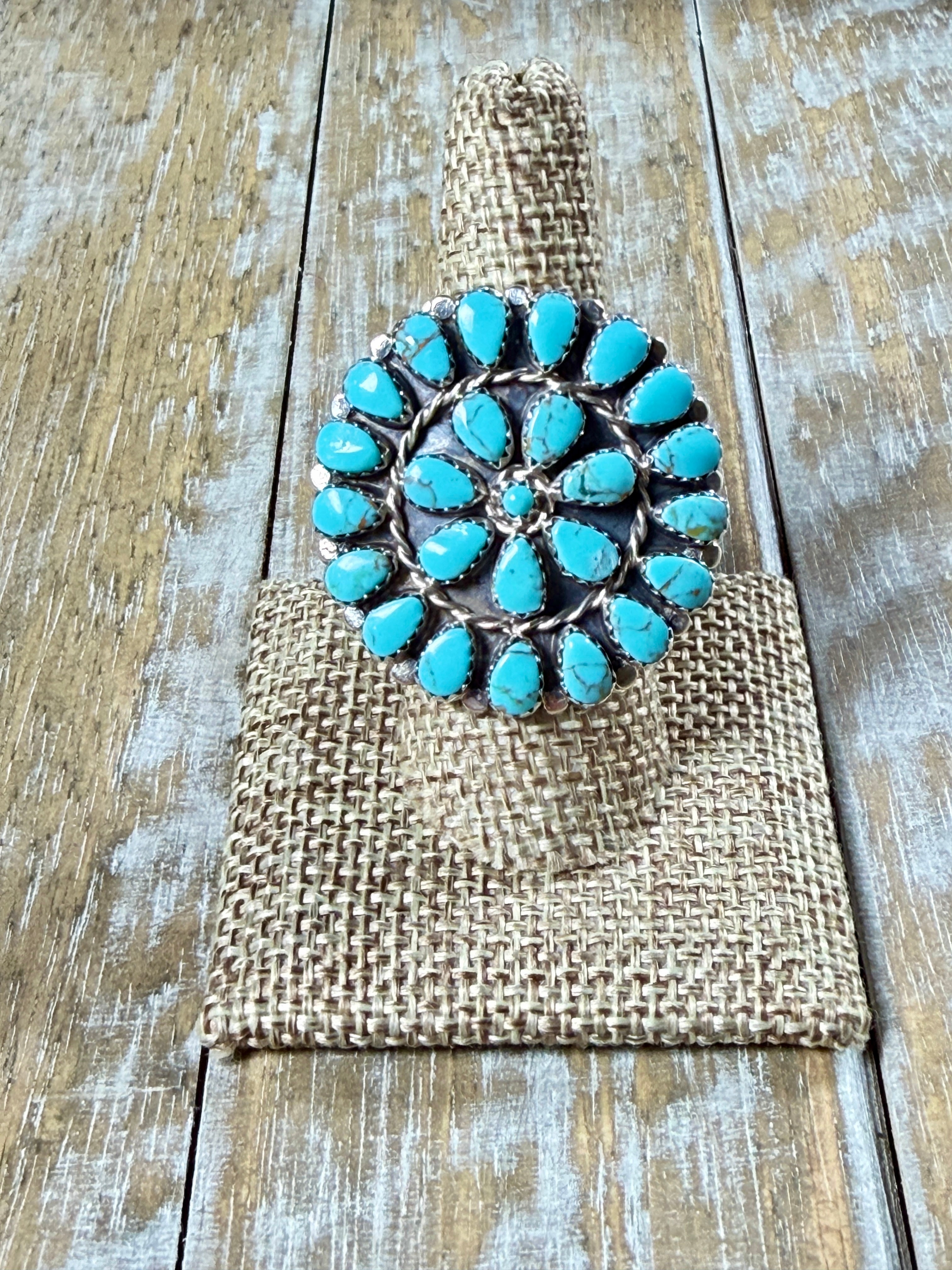 Desert Bloom Cluster Ring  By Marita Benally