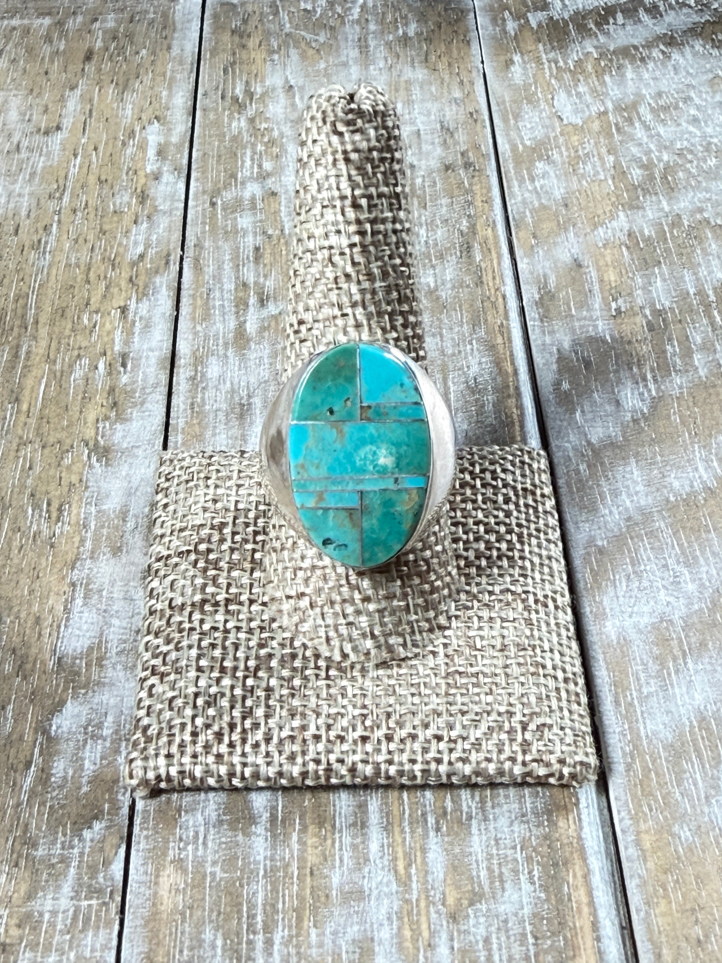 Desert Horizon Inlay Ring  By Wilbert Gray