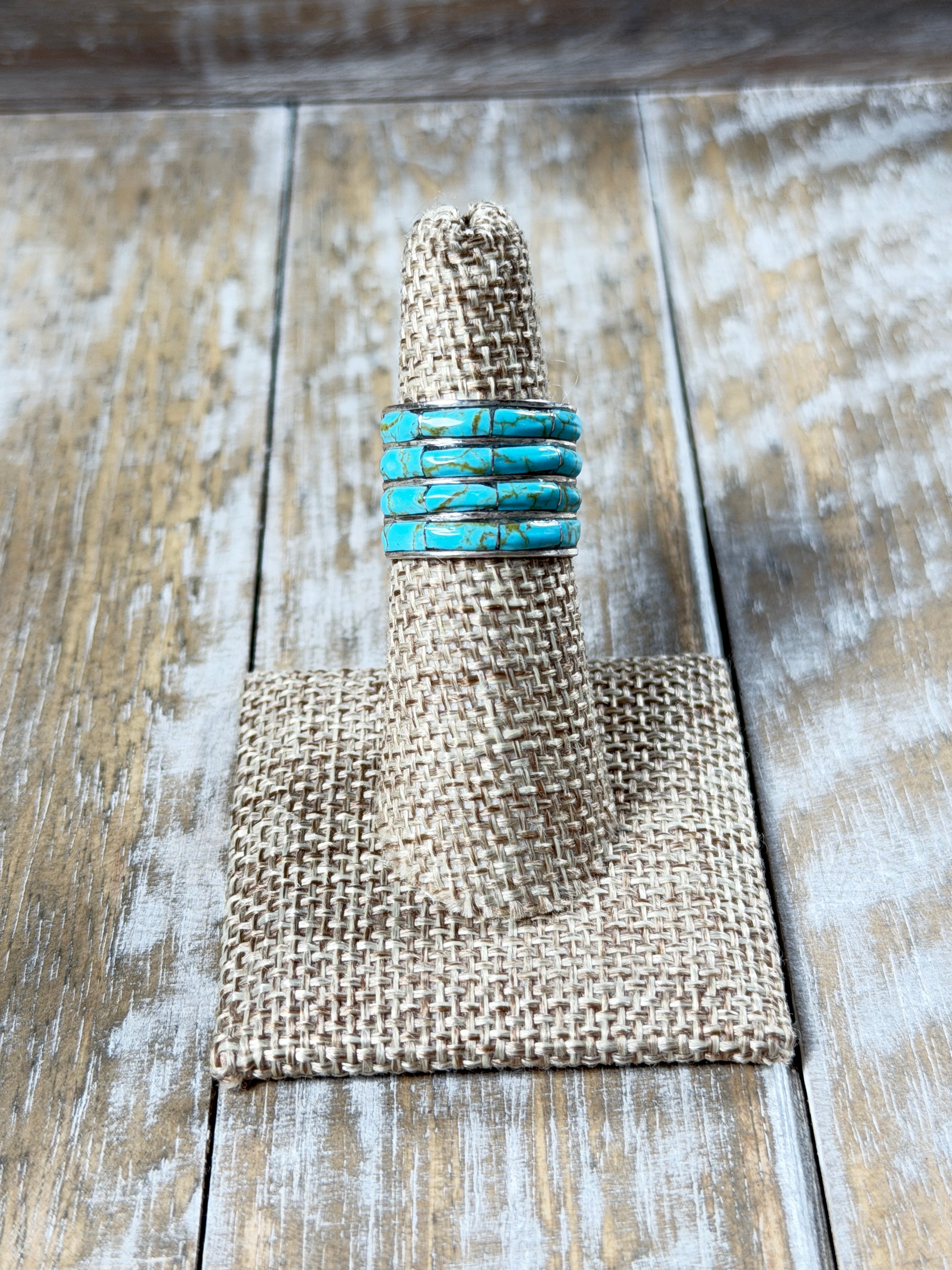 Desert Horizon Inlay Band  By Debbie Livingston