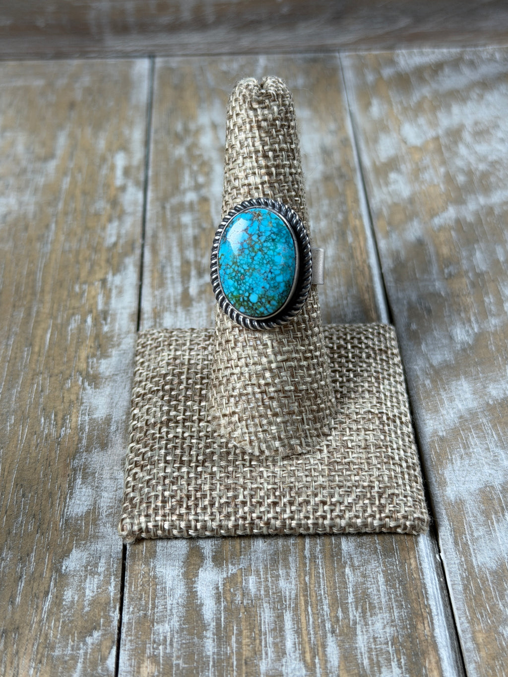 Web Kingman Adjustable Ring  By Eli Skeets