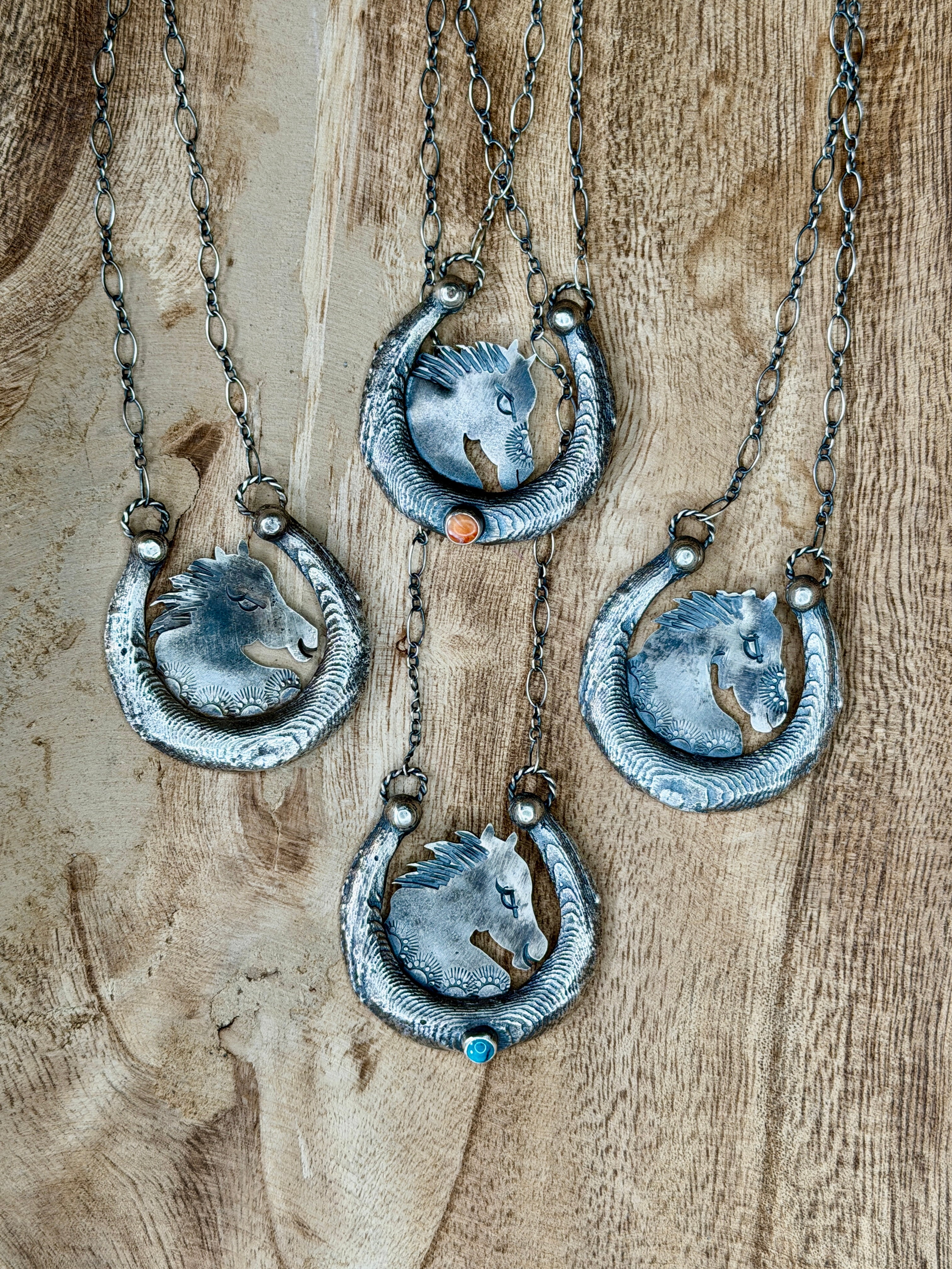 Lucky Horse Silhouette Necklace