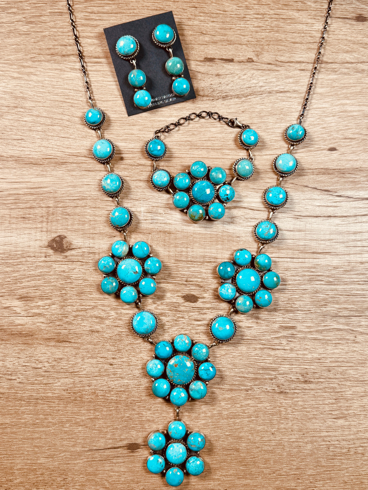 Wilson Dawes Kingman Turquoise Statement Set