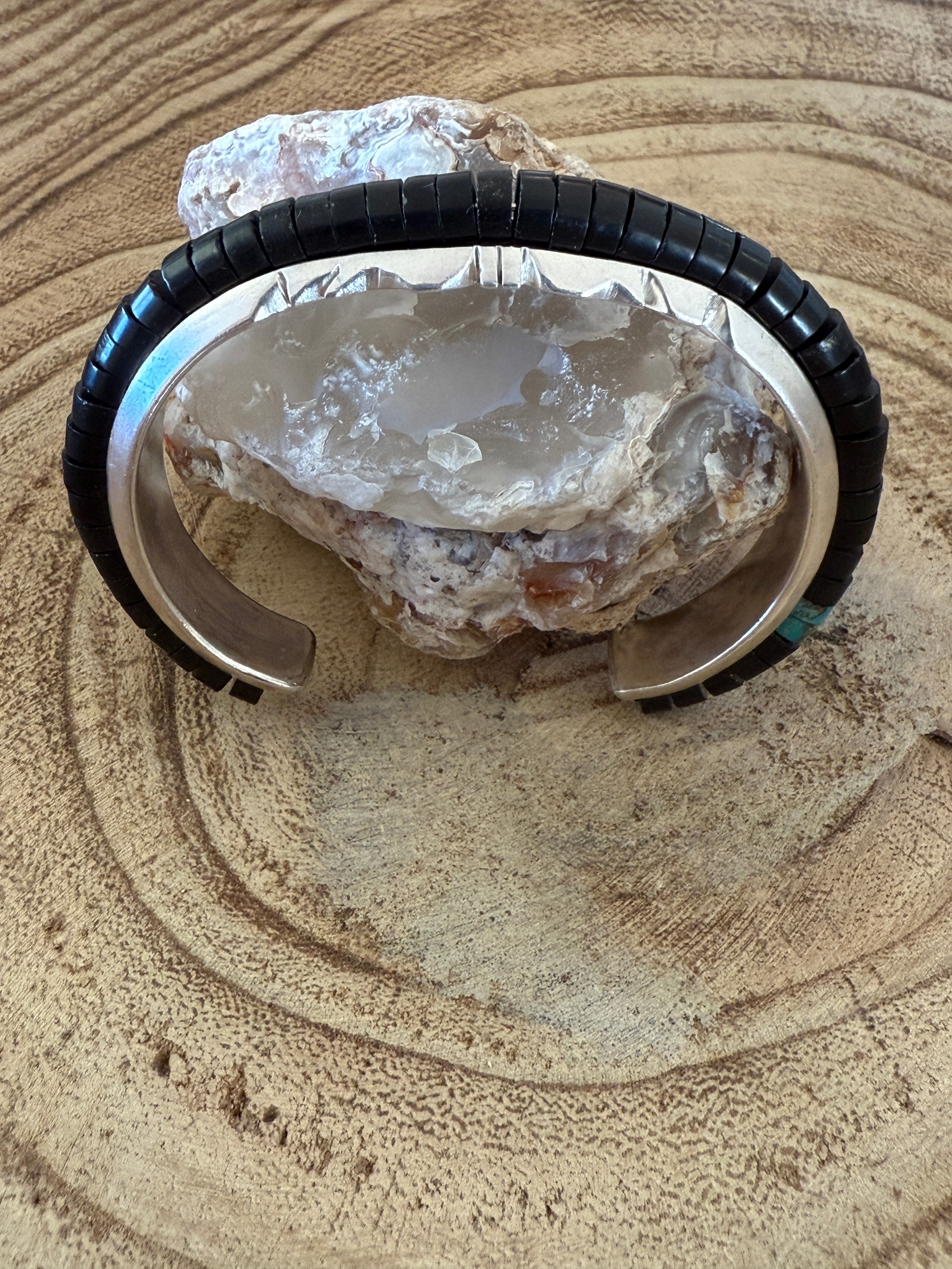 Beaded Sterling Silver Cuffs