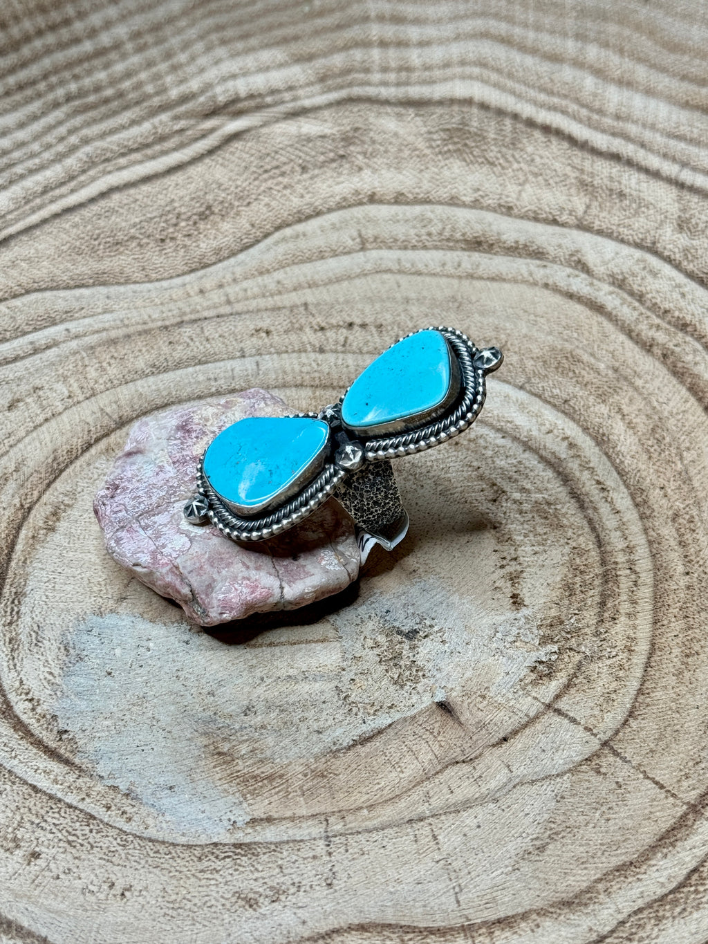 2 Stone Sonoran Gold ring